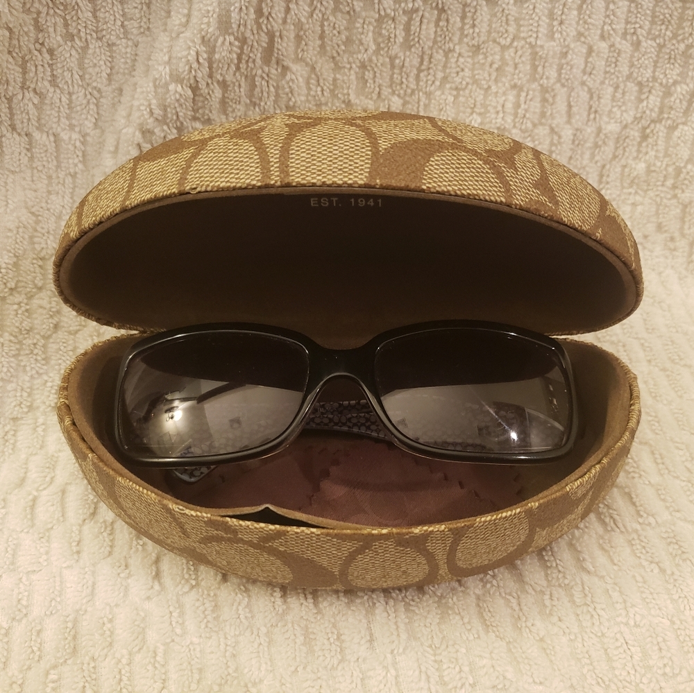 Coach black sunglasses